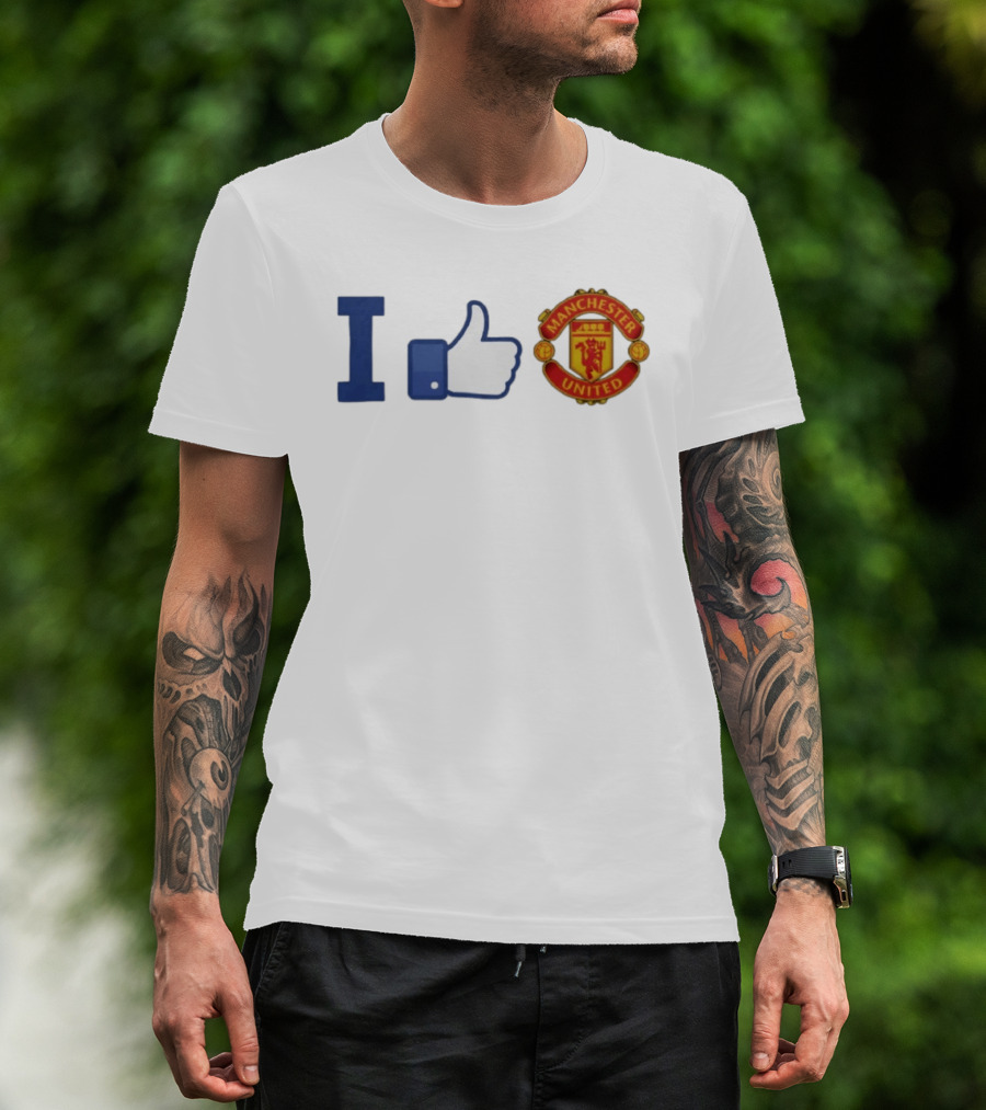 I Like Manchester United Thumbs Up T-Shirt
