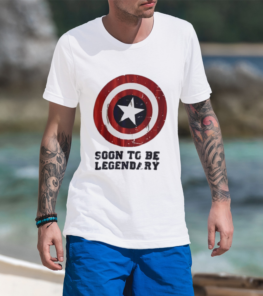 Captain America Shield Soon To Be Legendary Marvel T-Shirt