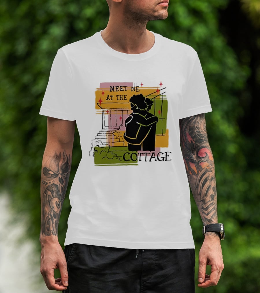 Meet Me At The Cottage Embrace By The Porch Steps T-Shirt