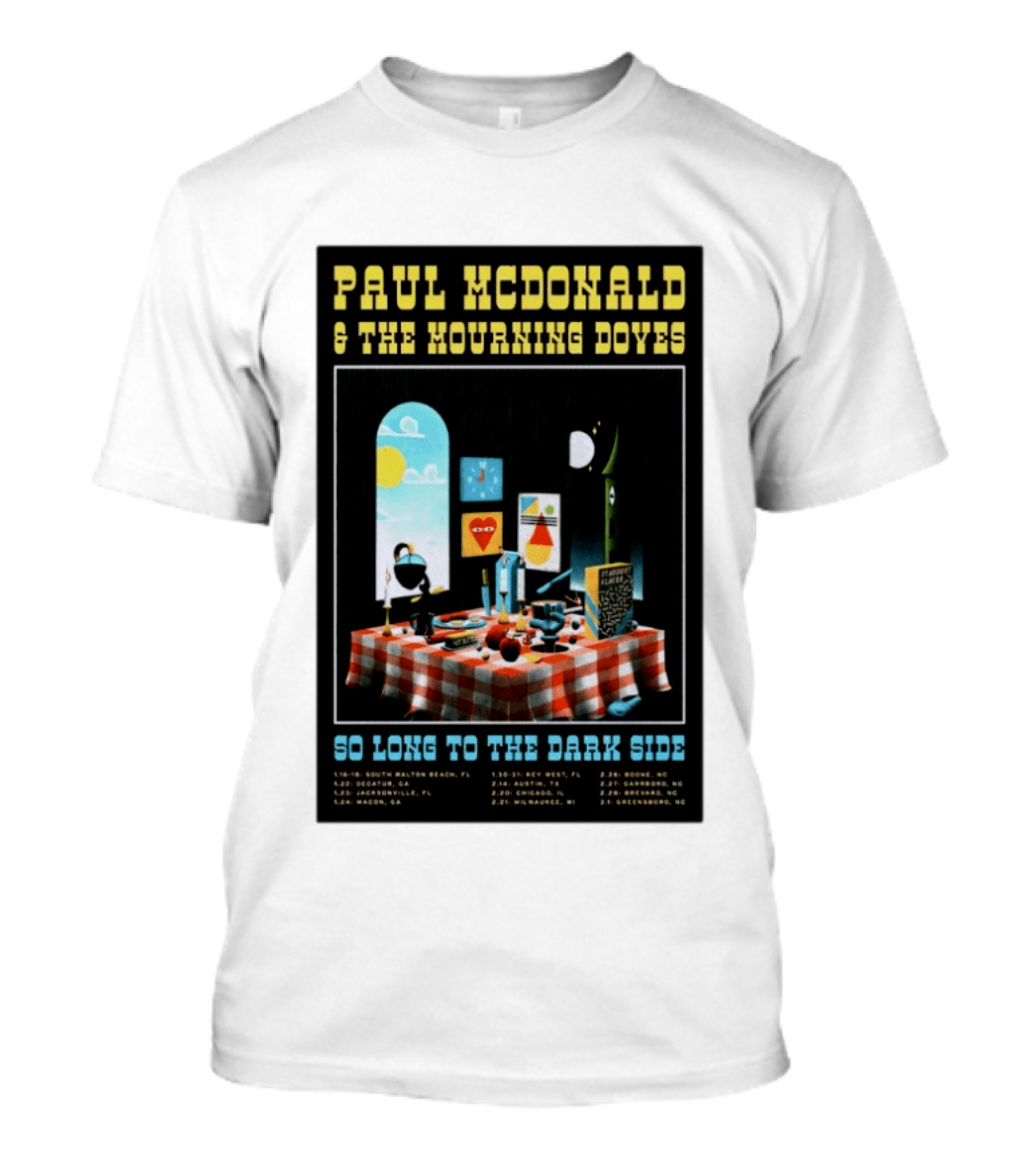 Paul McDonald And The Mourning Doves So Long To The Dark Side Tour 2026 T-Shirt