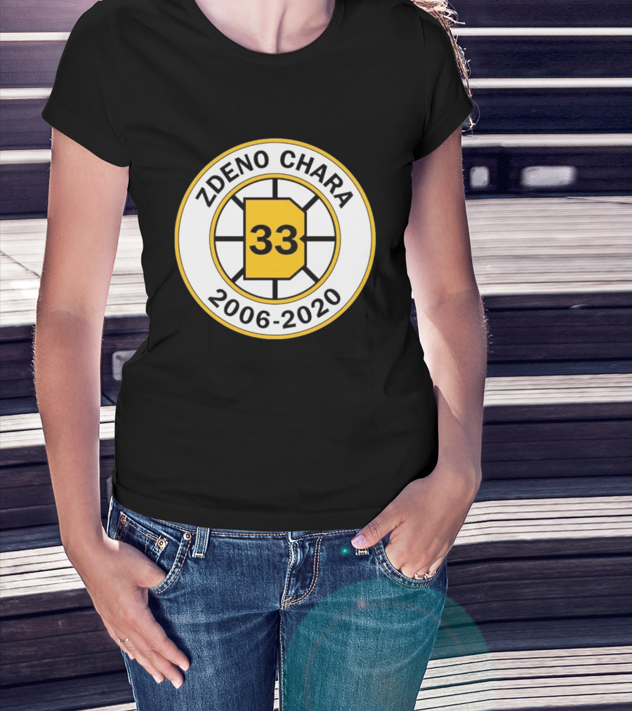 Boston Bruins Zdeno Chára 33 Commemorative 2006 2020 T-Shirt