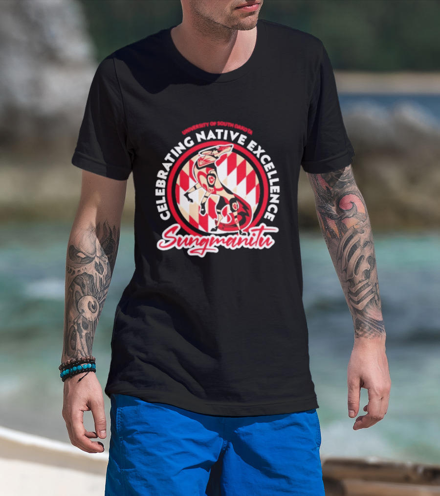 Celebrating Native Excellence Sungmatitu 2026 Native American Heritage T-Shirt