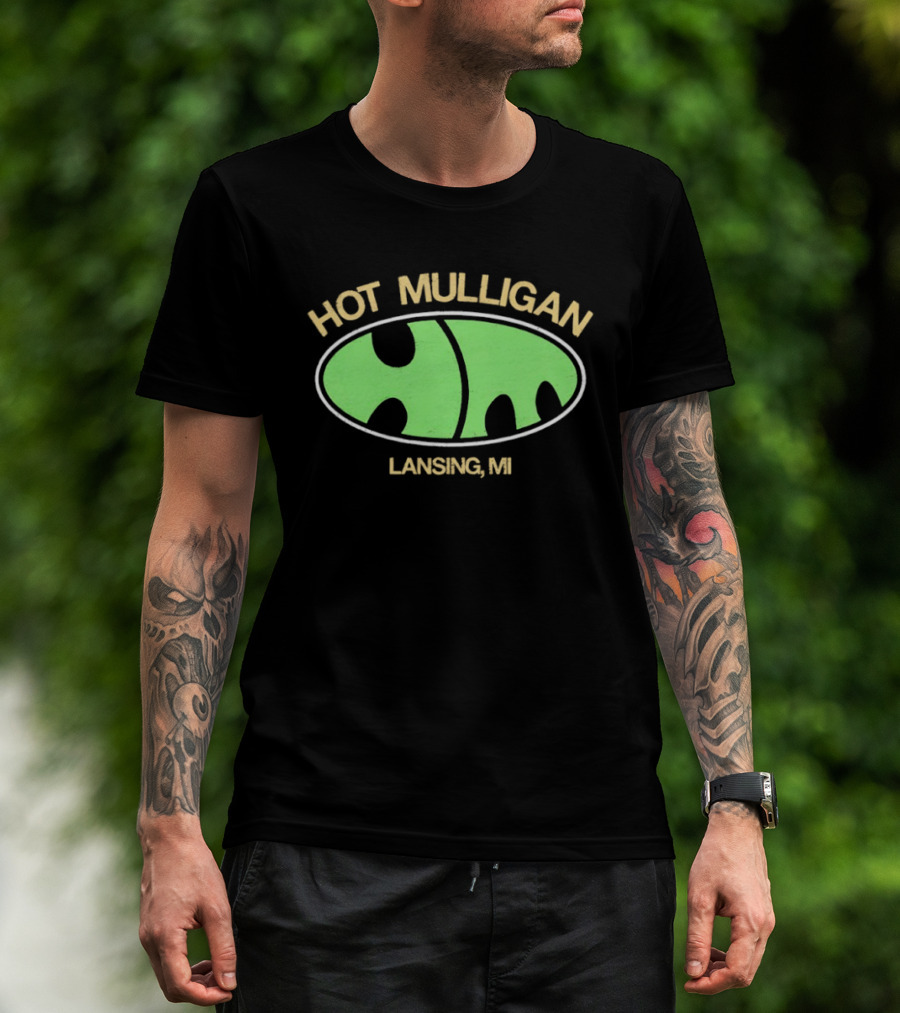 Hot Mulligan Bubble Logo Lansing MI Tour T-Shirt