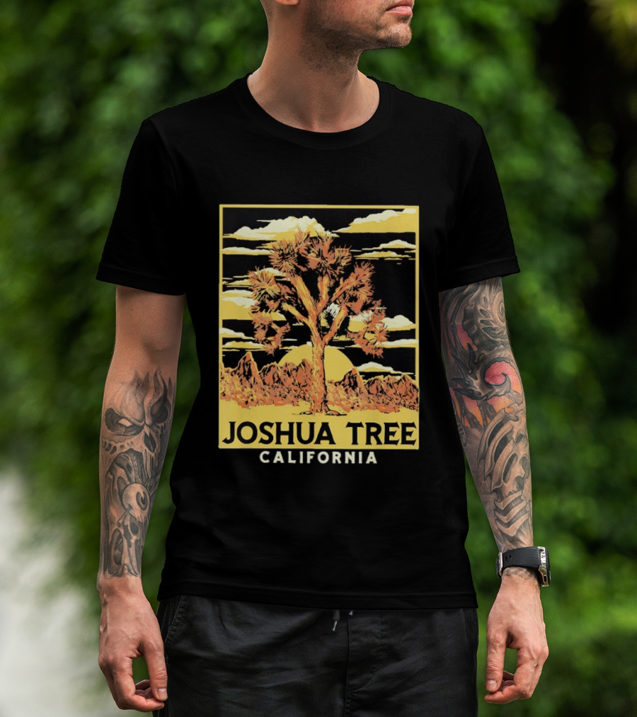 Joshua Tree California Desert Sunset Scenery T-Shirt