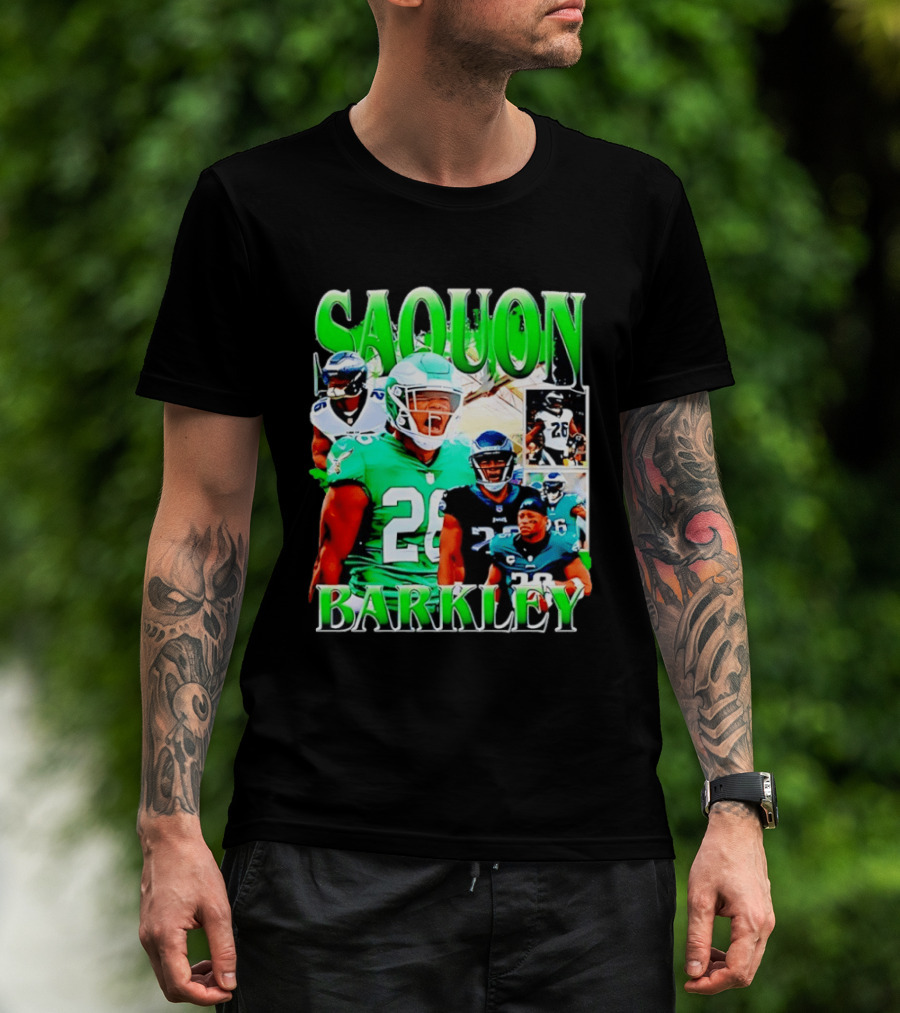 Saquon Barkley 26 Philadelphia Eagles NFL Football 2026 T-Shirt