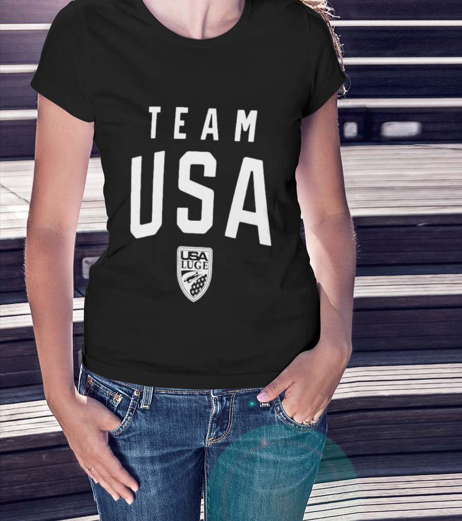 Team USA Luge Winter Sports T-Shirt