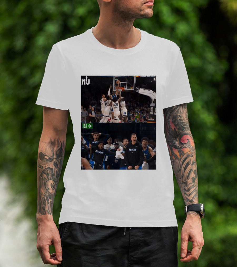 Anthony Black Dunk Against Memphis Grizzlies Magic Reaction T-Shirt