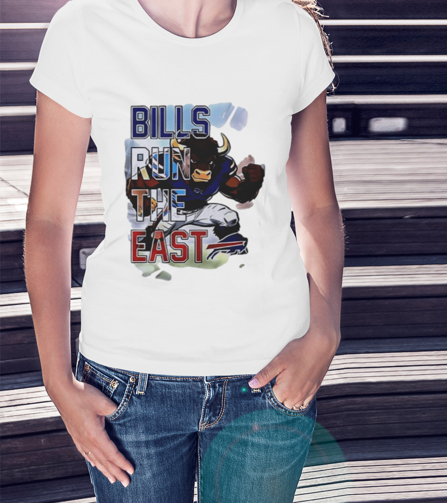 Bills Run The East Buffalo Bills 2025 Wild Card Weekend T-Shirt