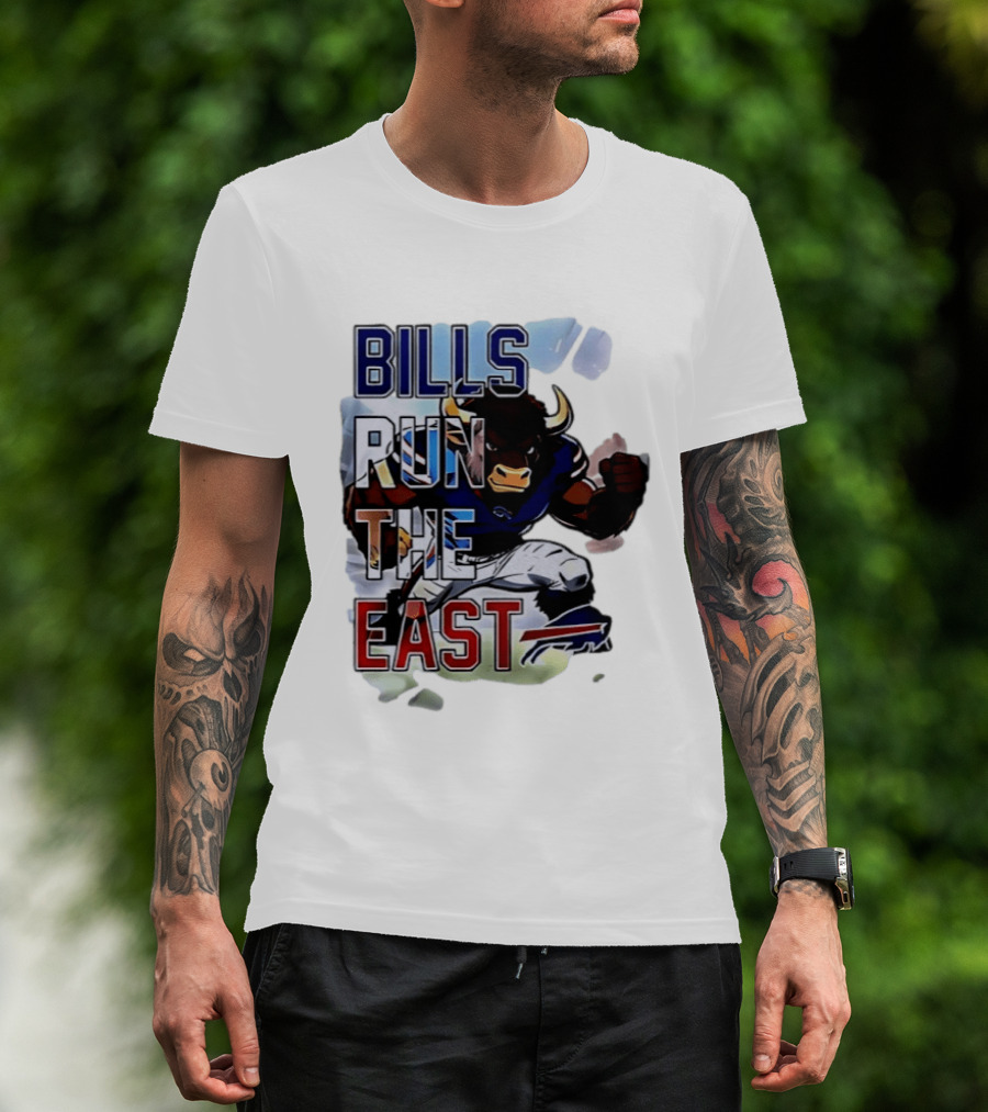 Bills Run The East Buffalo Bills 2025 Wild Card Weekend T-Shirt