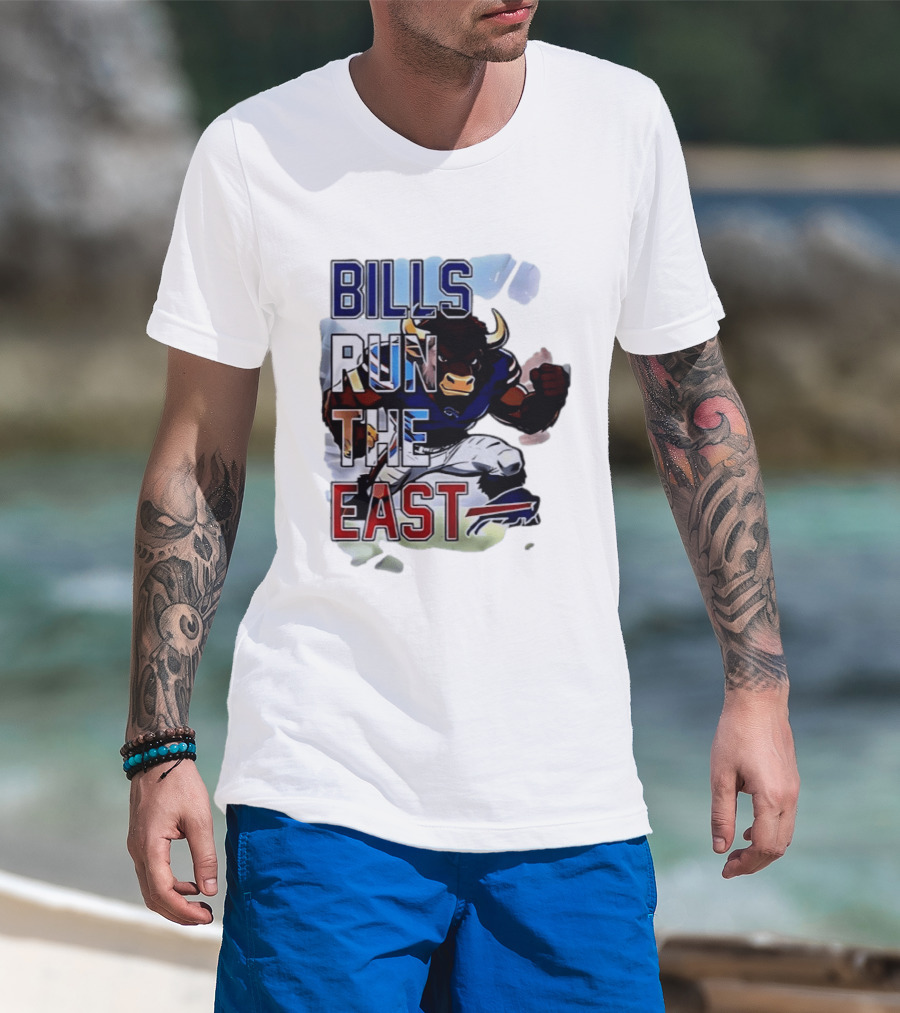 Bills Run The East Buffalo Bills 2025 Wild Card Weekend T-Shirt