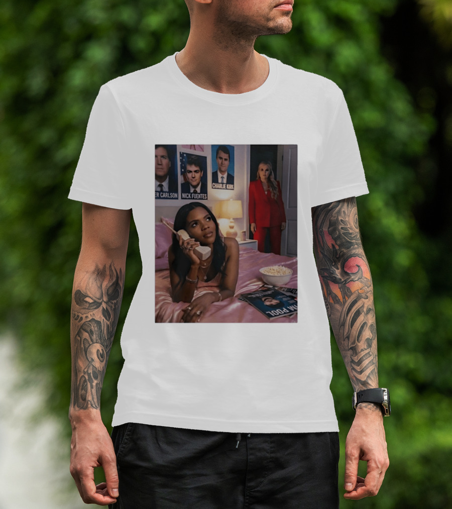 Candace Owens Phone Call Tucker Carlson Nick Fuentes Charlie Kirk S T-Shirt