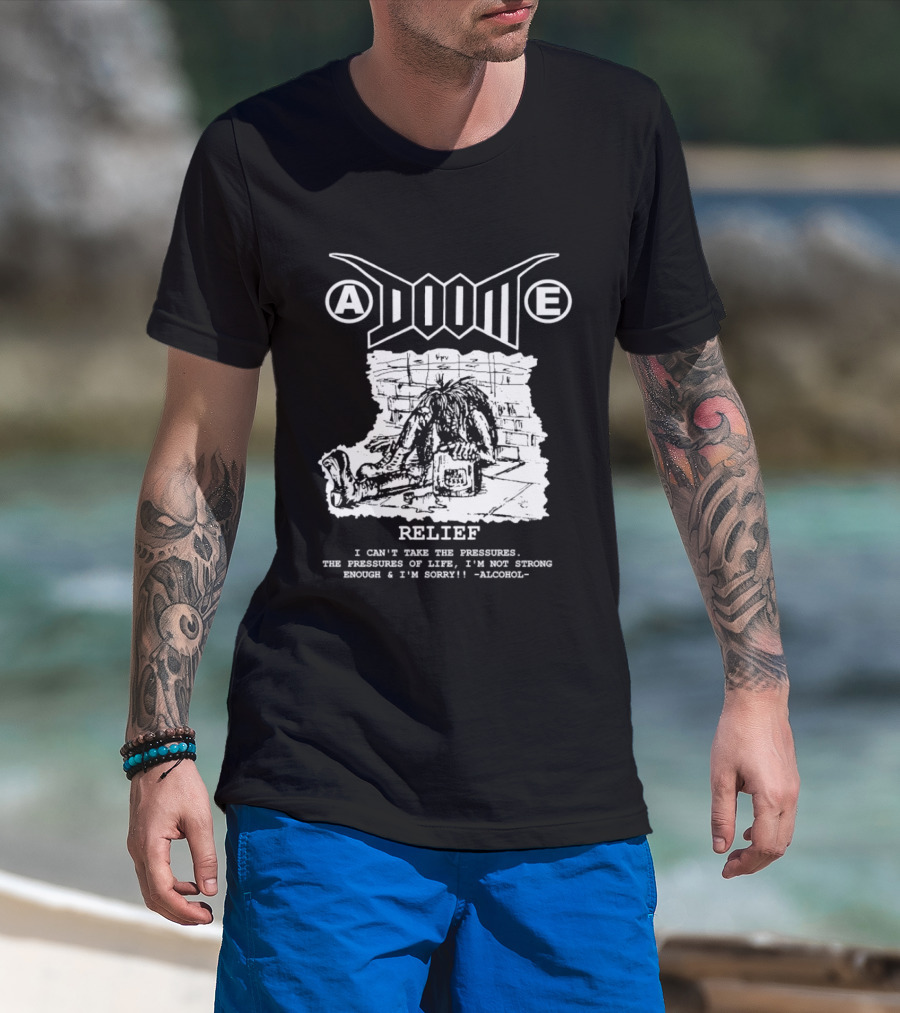 ADIIIE Relief I Can't Take The Pressures I'm Not Strong Enough And I'm Boakin Malcolm T-Shirt