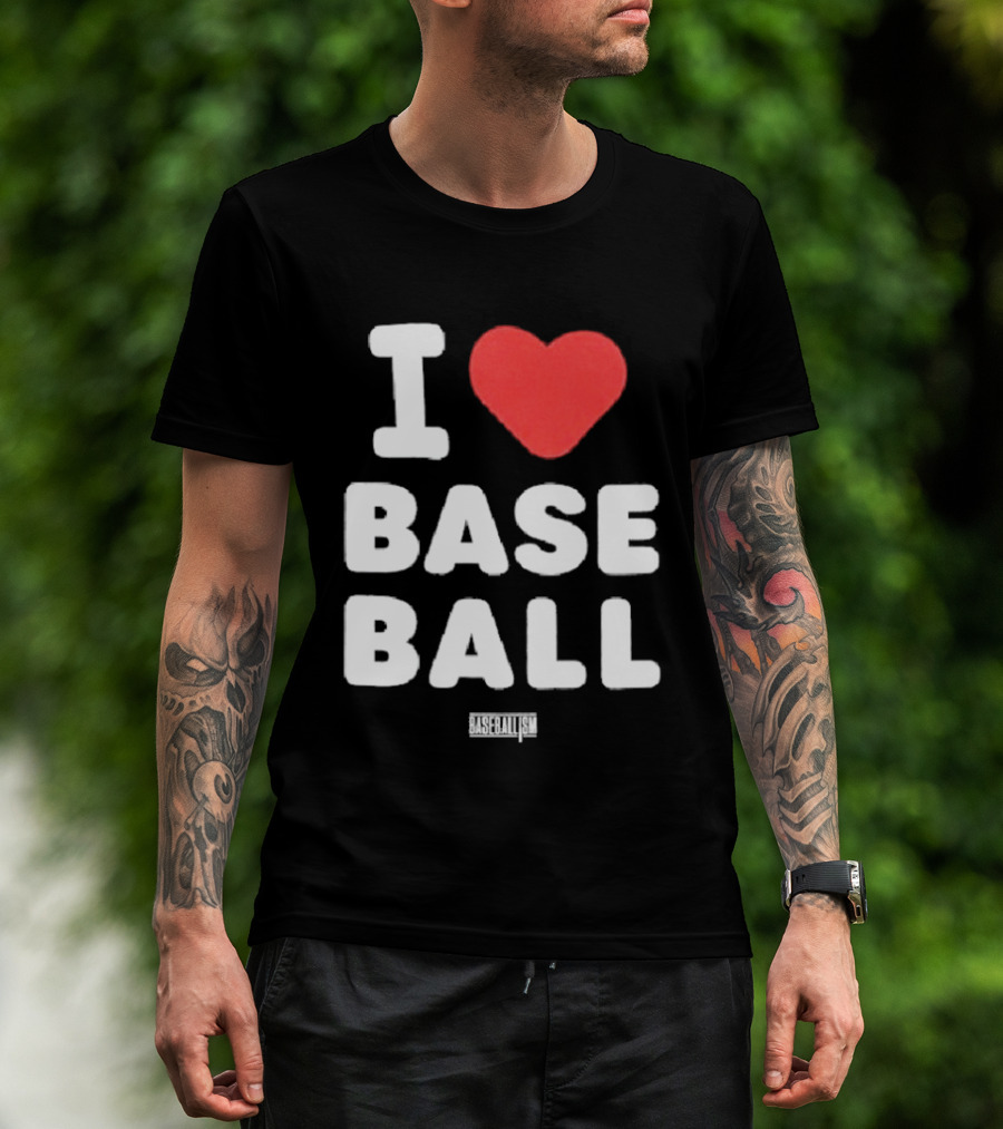 I Heart Baseball Classic Sports Fan T-Shirt