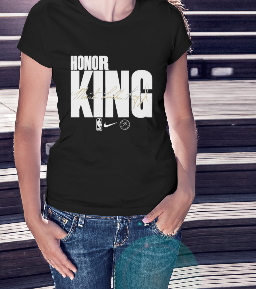 Honor King Martin Luther King Jr NBA Nike Los Angeles Lakers T-Shirt