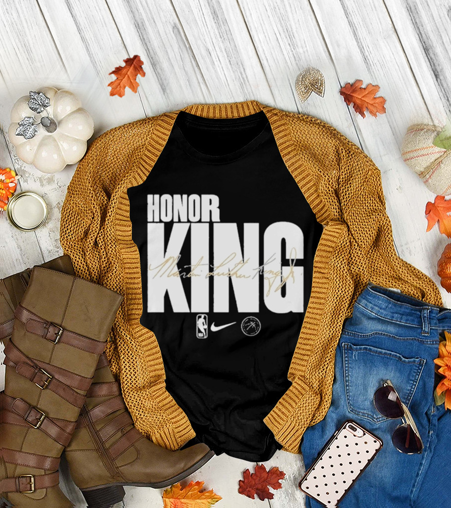 Honor King Martin Luther King Jr NBA Nike Los Angeles Lakers T-Shirt
