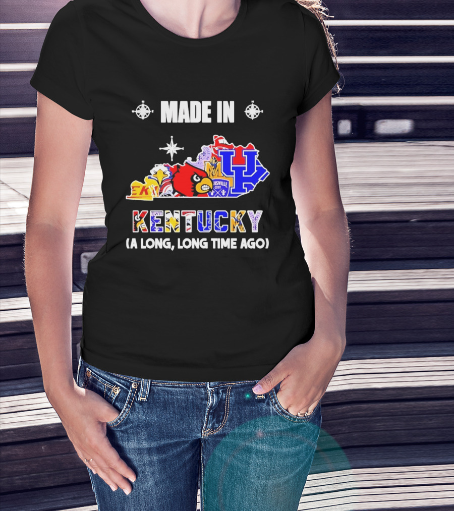 Made In Kentucky UK Louisville City Cardinals Long Time Ago T-Shirt