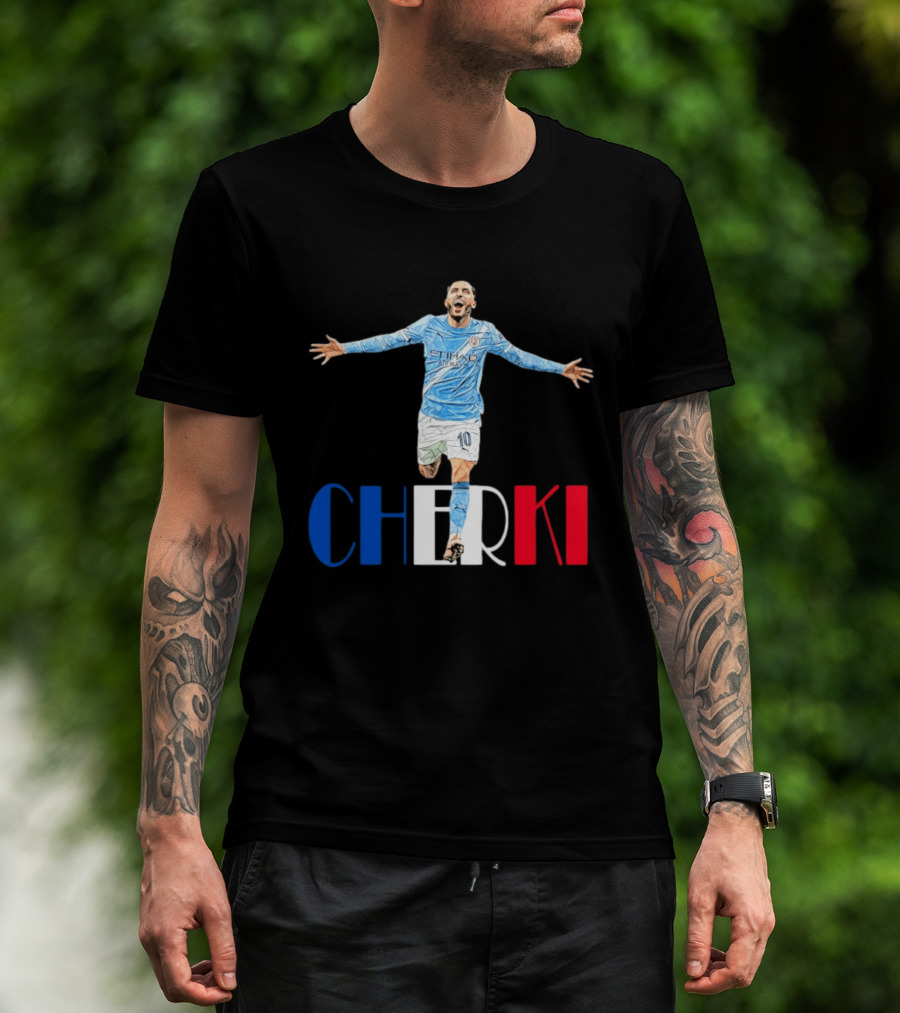 Rayan Cherki 10 Manchester City Etihad Airways T-Shirt