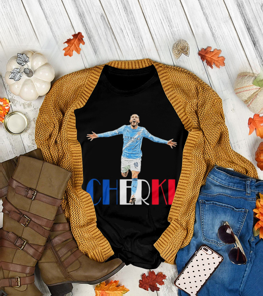 Rayan Cherki 10 Manchester City Etihad Airways T-Shirt