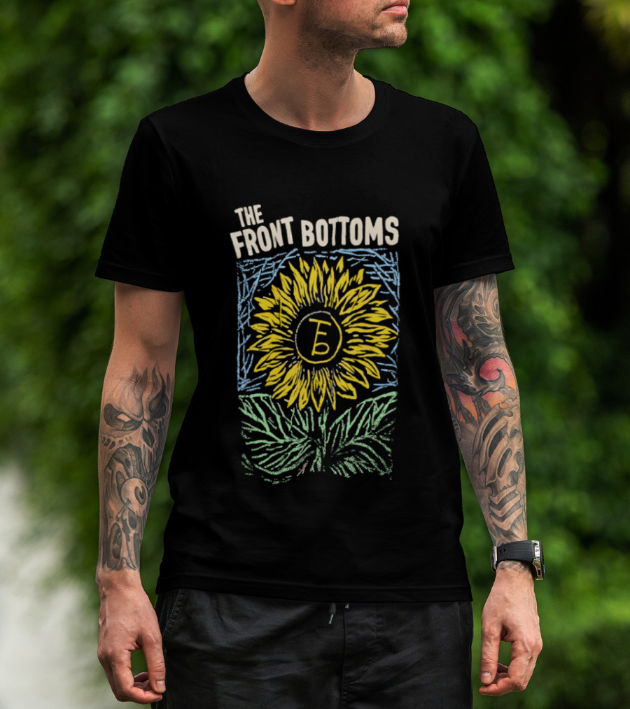 The Front Bottoms Sunflower TFBS Yellow Flower T-Shirt