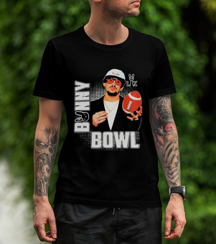 Bad Bunny Team Benito Super Bowl LIX Football Fun Wear T-Shirt