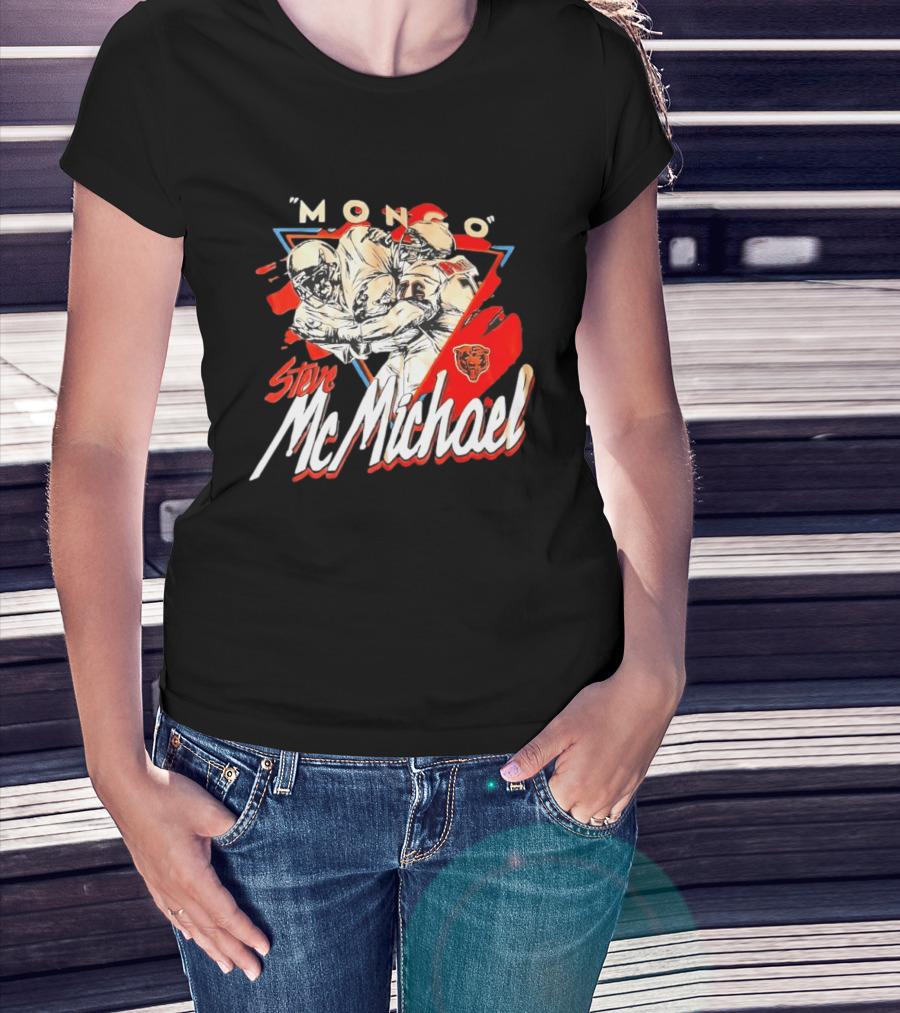 Mongo Steve McMichael Chicago Bears Football Legend T-Shirt