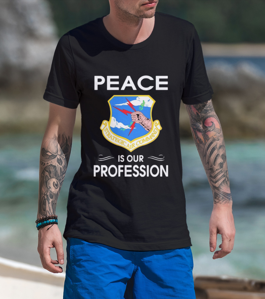 Peace Is Our Profession Strategic Air Command T-Shirt