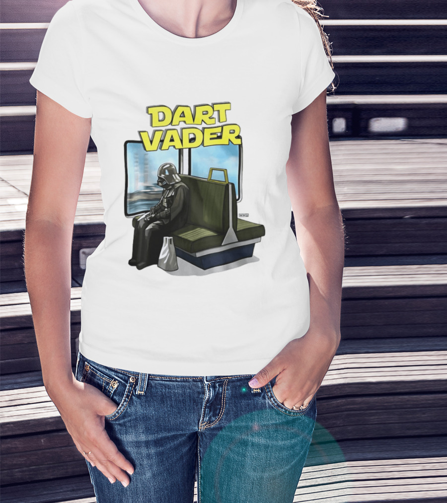Dart Vader On Train Journey T-Shirt
