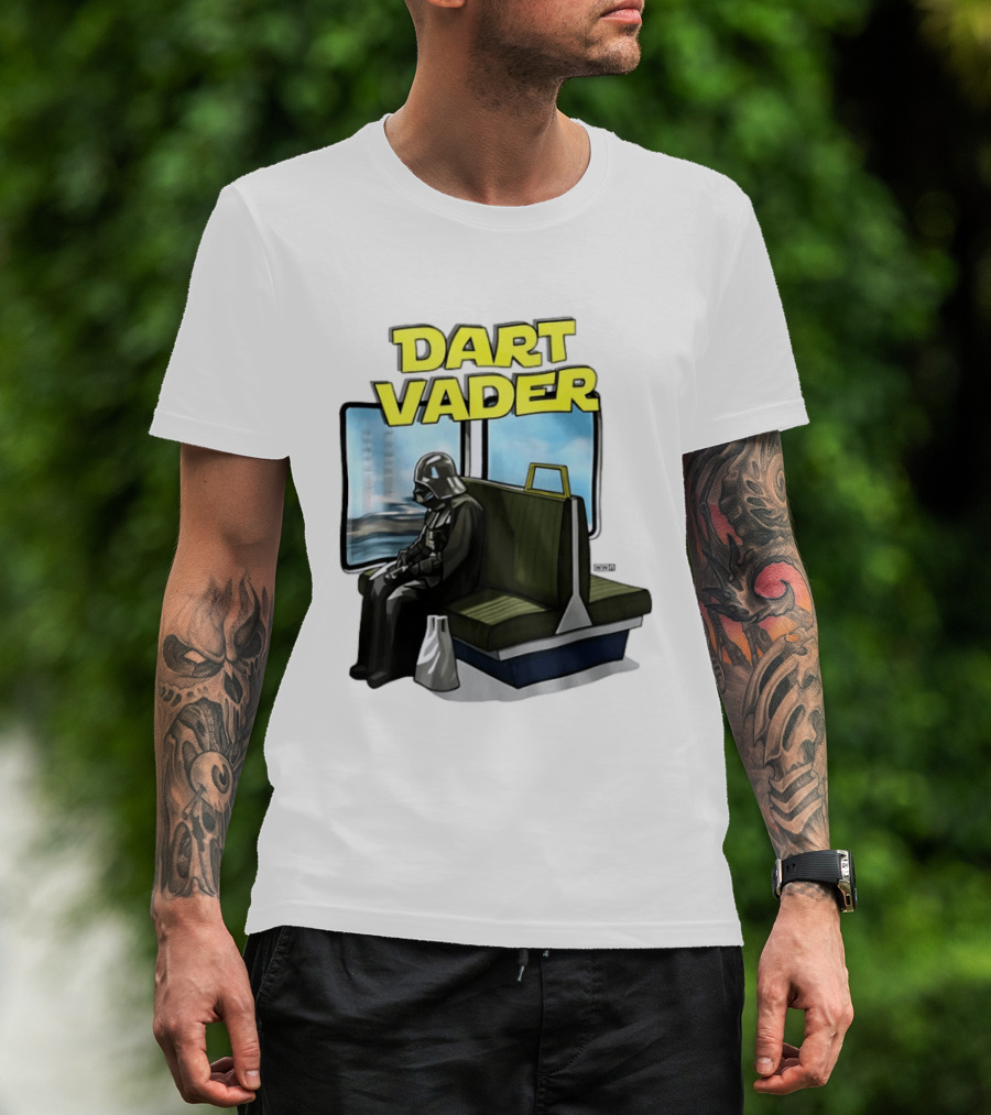 Dart Vader On Train Journey T-Shirt