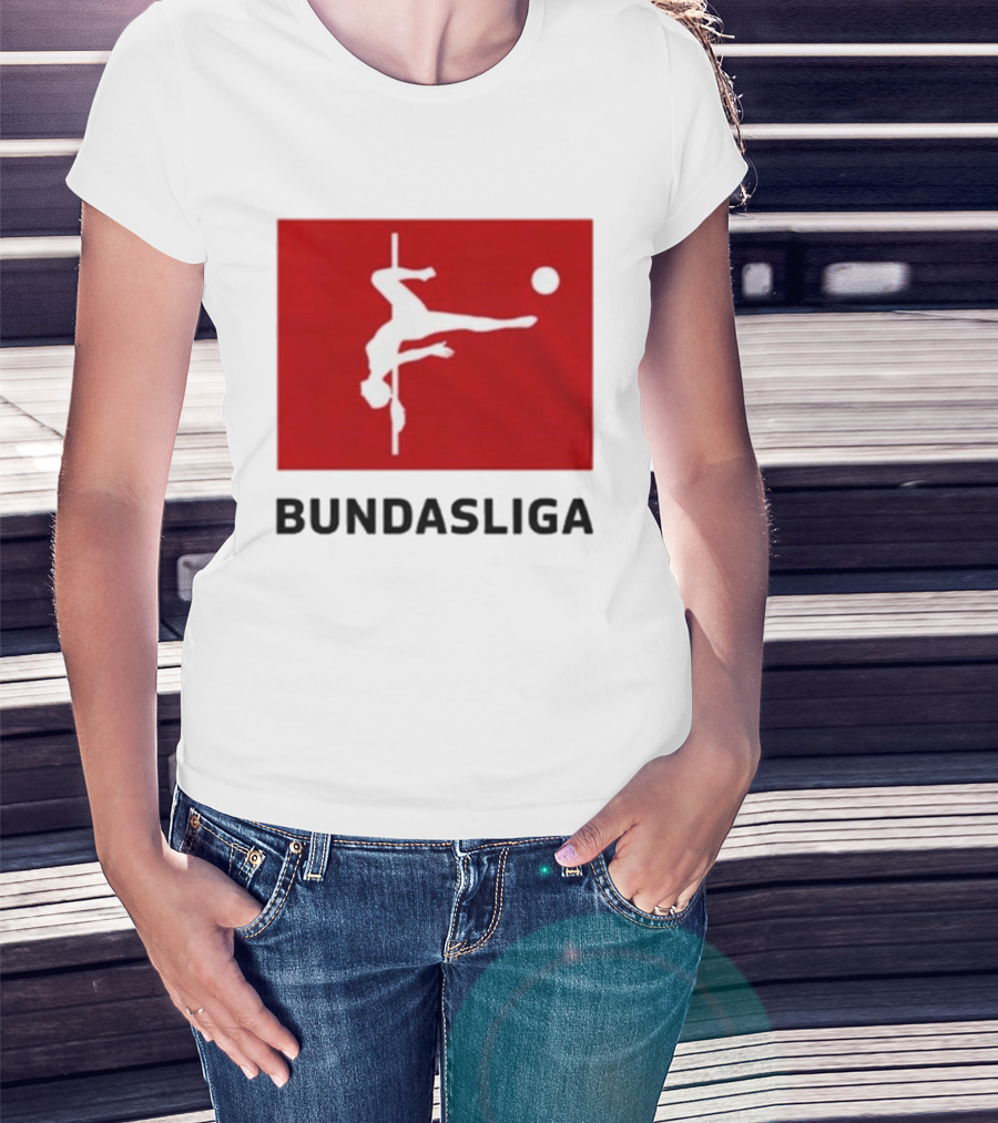 CA$HANOVA BULHAR BUNDASLIGA Parody Soccer Pole Dance Icon Red T-Shirt