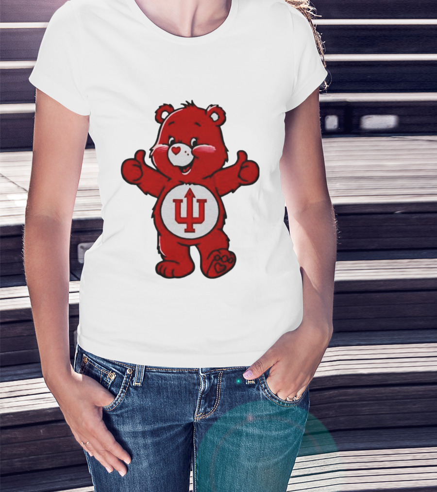 Indiana Hoosiers Bear Mascot Thumbs Up T-Shirt