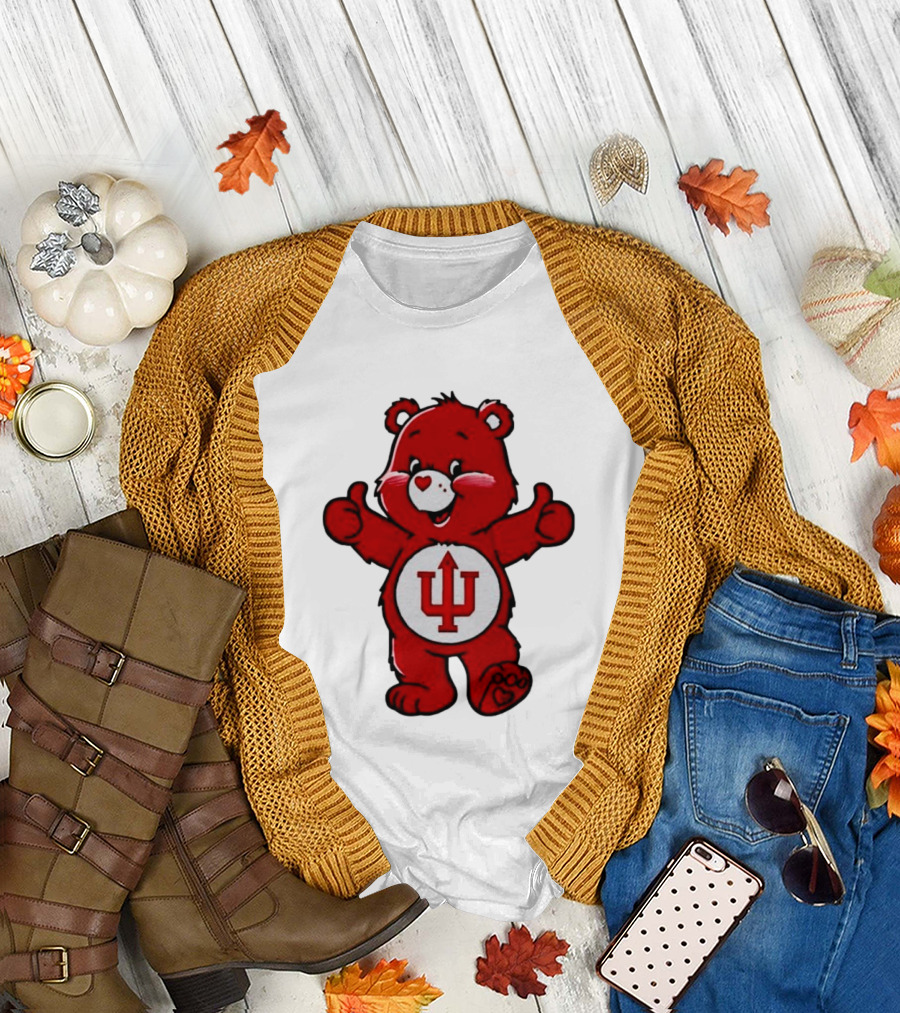 Indiana Hoosiers Bear Mascot Thumbs Up T-Shirt