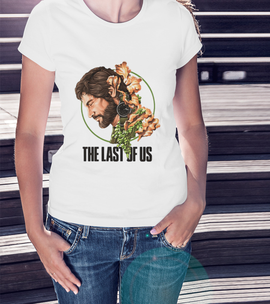 The Last Of Us Joel Portrait With Nature T-Shirt