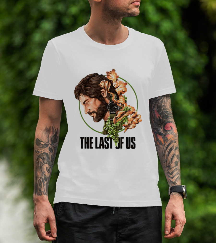 The Last Of Us Joel Portrait With Nature T-Shirt