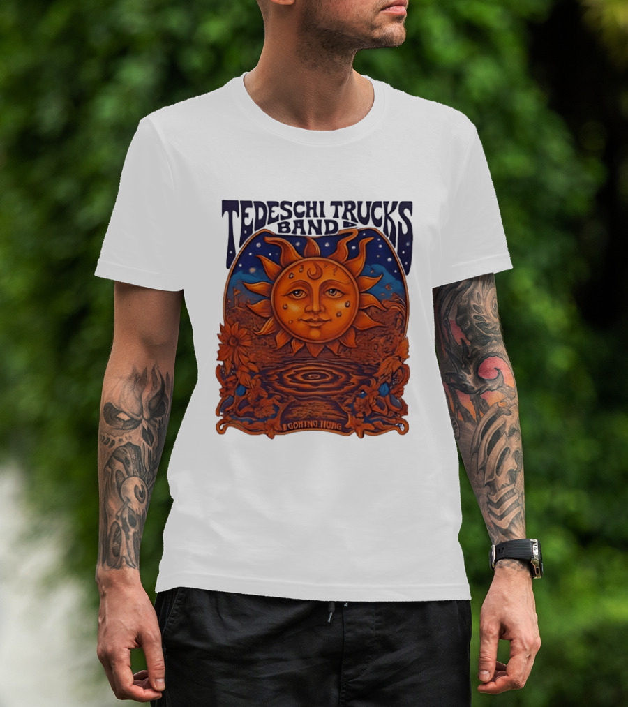 Tedeschi Trucks Band Cosmic Sunflower I Am The Moon Tour T-Shirt