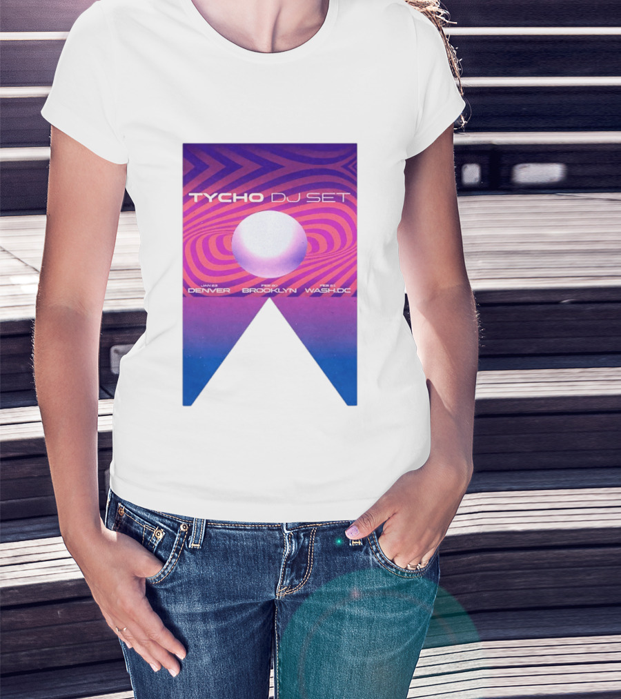 Tycho DJ Set Tour Jan Feb 2026 Denver Brooklyn DC T-Shirt
