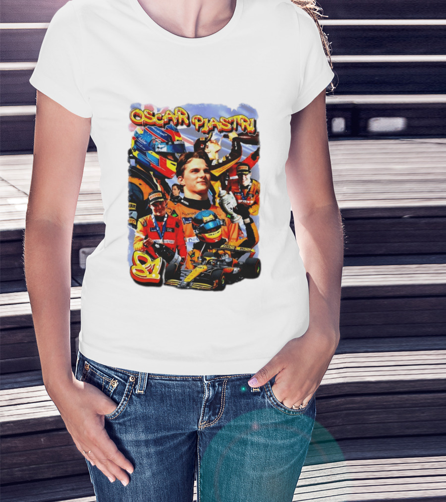 Oscar Piastri Racing Suit Victory Celebration Fan Merchandise T-Shirt