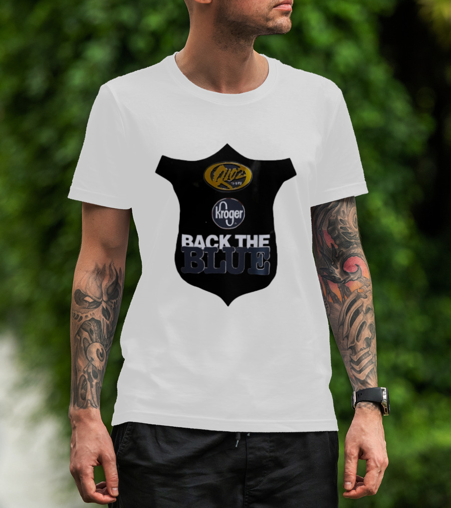 Qlo2 Kroger Back The Blue T-Shirt