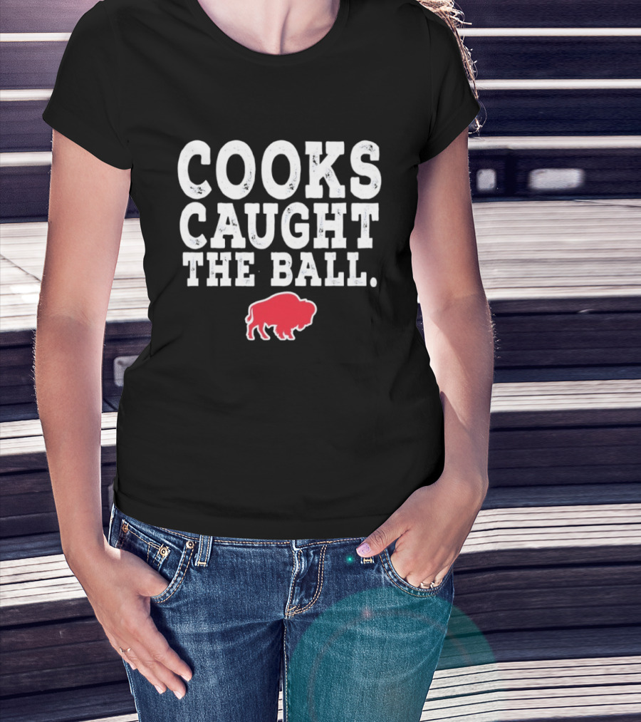 Buffalo Bills Cooks Caught The Ball Red Buffalo T-Shirt