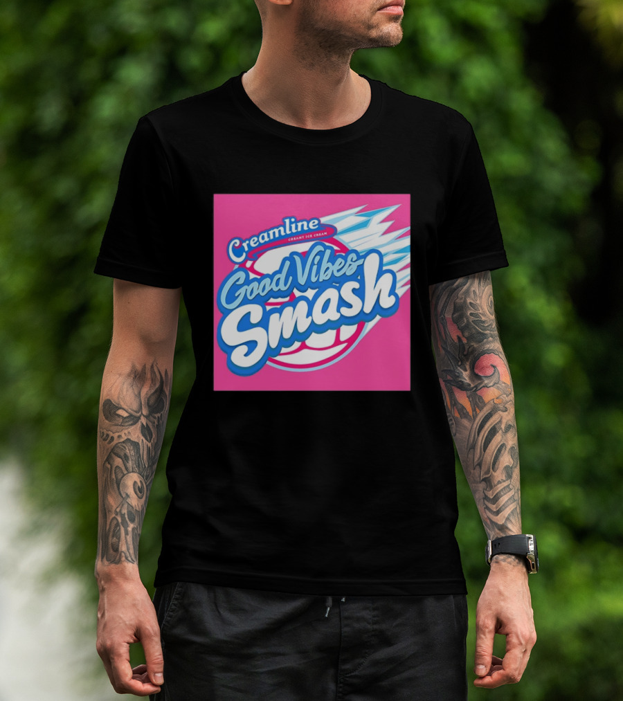Creamline Good Vibes Smash Creamy Ice Cream Burst T-Shirt
