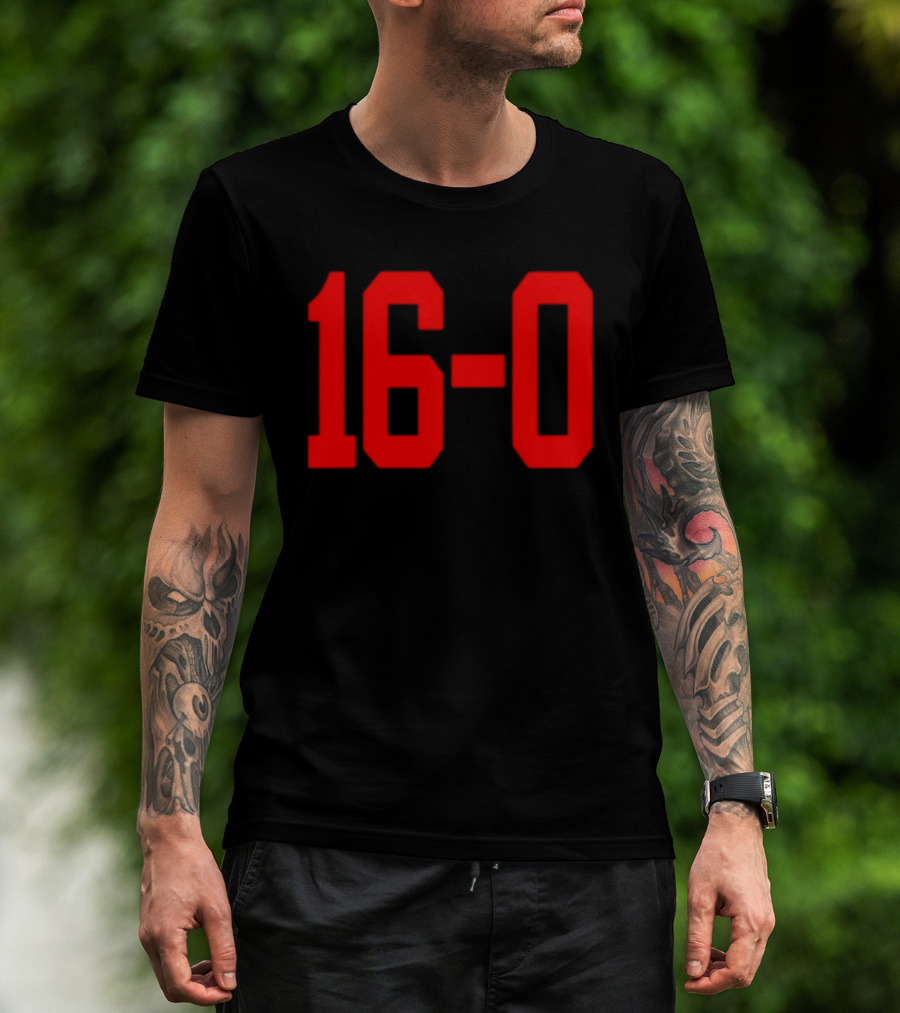 Indiana Hoosiers Undefeated 16 0 Victory Celebration T-Shirt