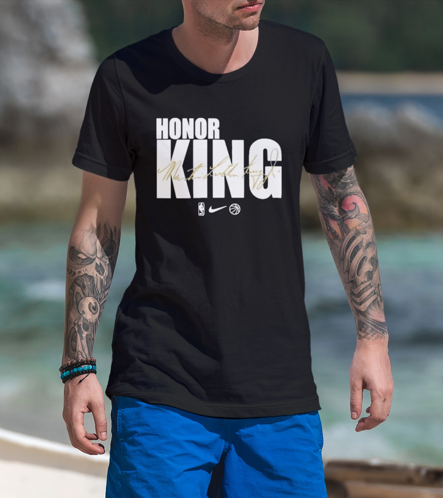 Honor King Martin Luther King Jr LeBron James NBA Nike T-Shirt