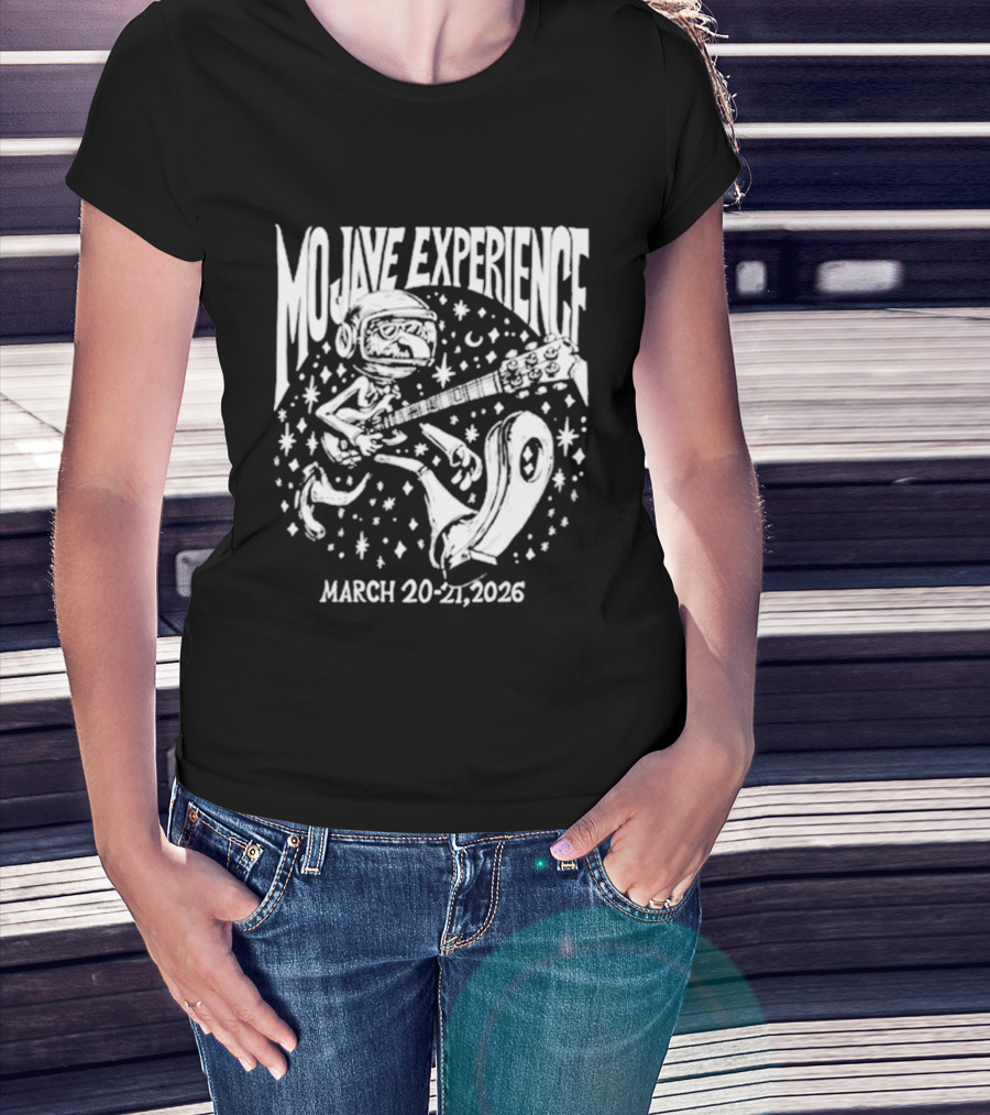 Mojave Experience March 20 21 2026 Alien Guitar Adventure T-Shirt