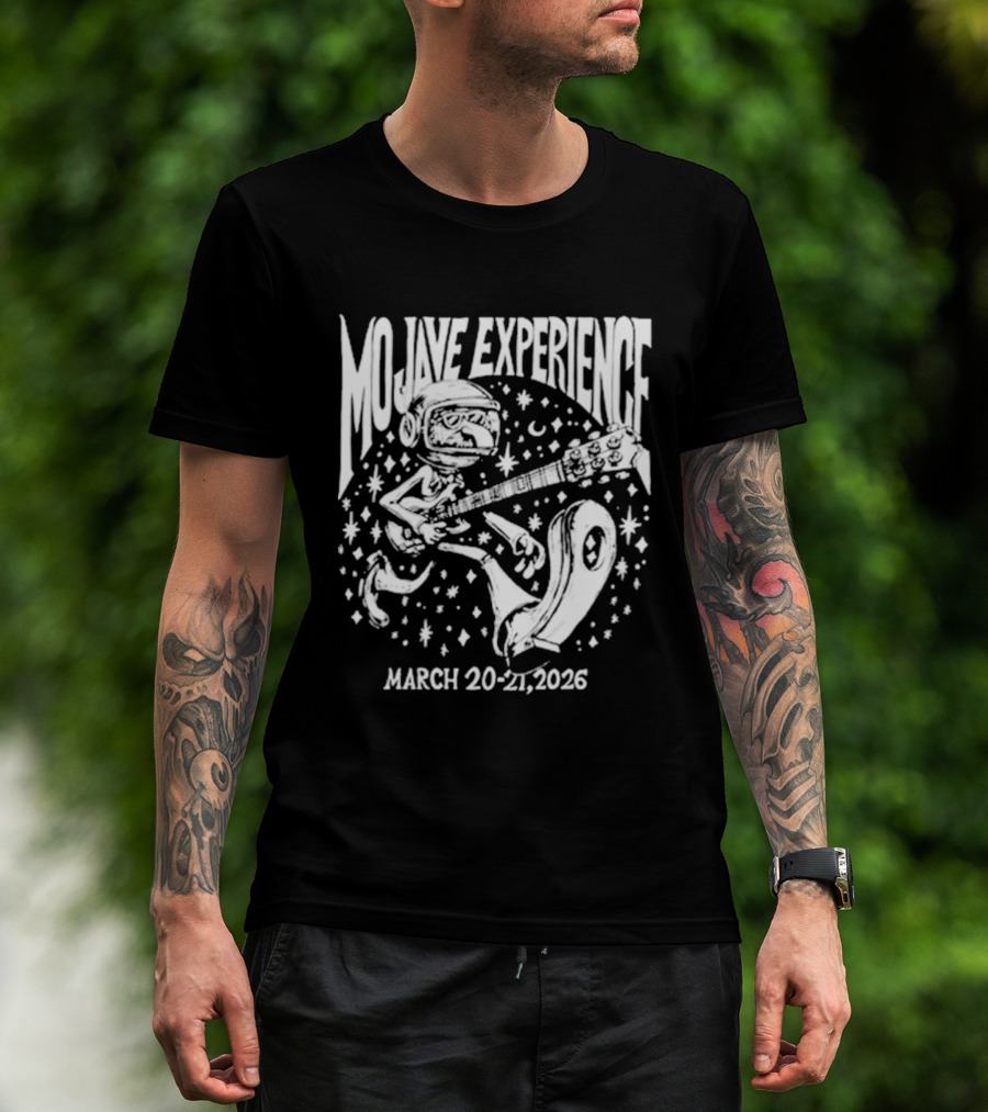 Mojave Experience March 20 21 2026 Alien Guitar Adventure T-Shirt