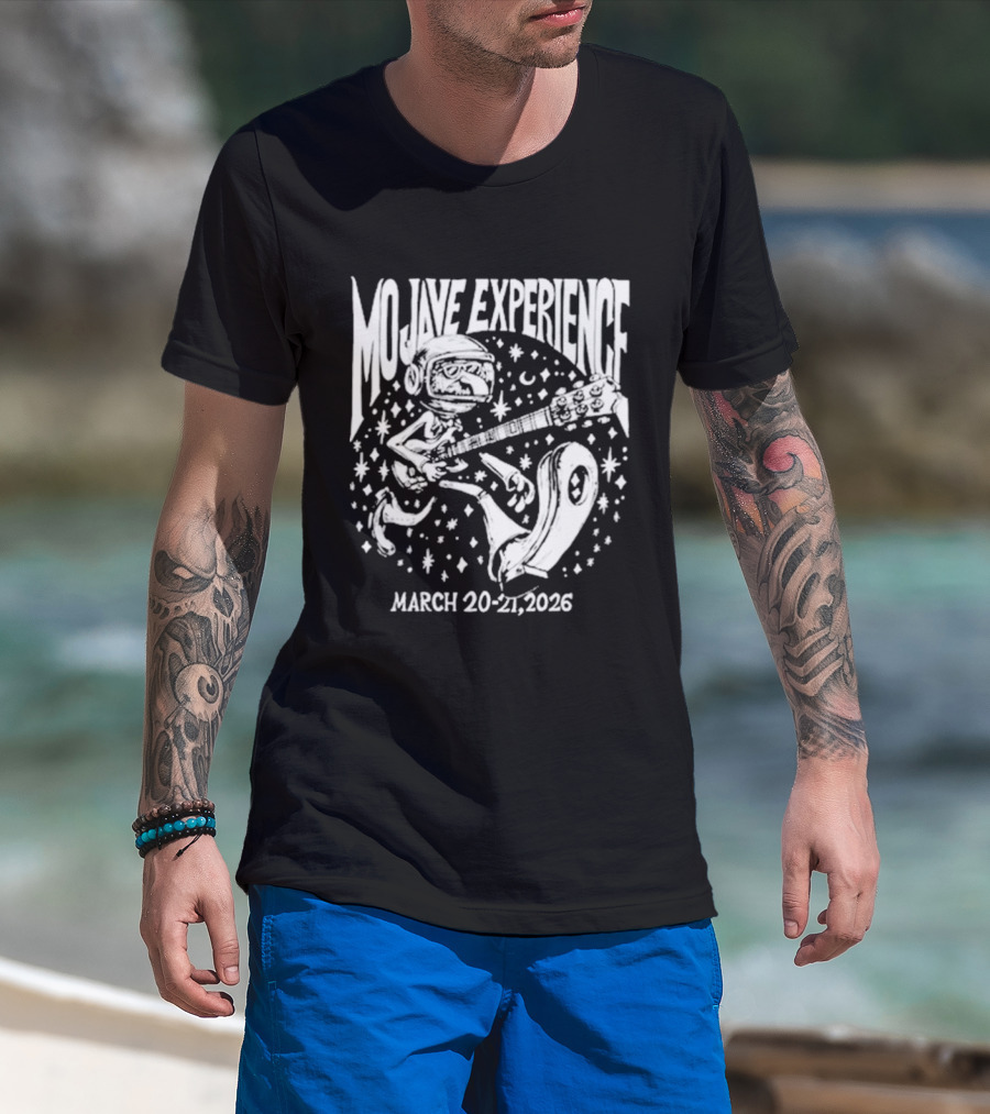 Mojave Experience March 20 21 2026 Alien Guitar Adventure T-Shirt