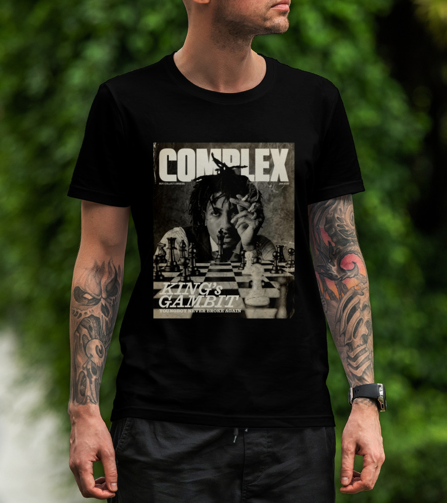 COMPLEX Magazine King's Gambit YoungBoy Never Broke Again January 2026 T-Shirt