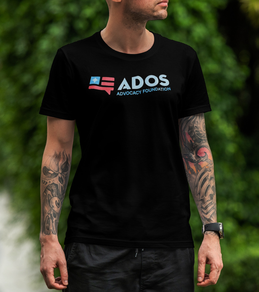 ADOS Advocacy Foundation American Flag Symbol Patriotism T-Shirt