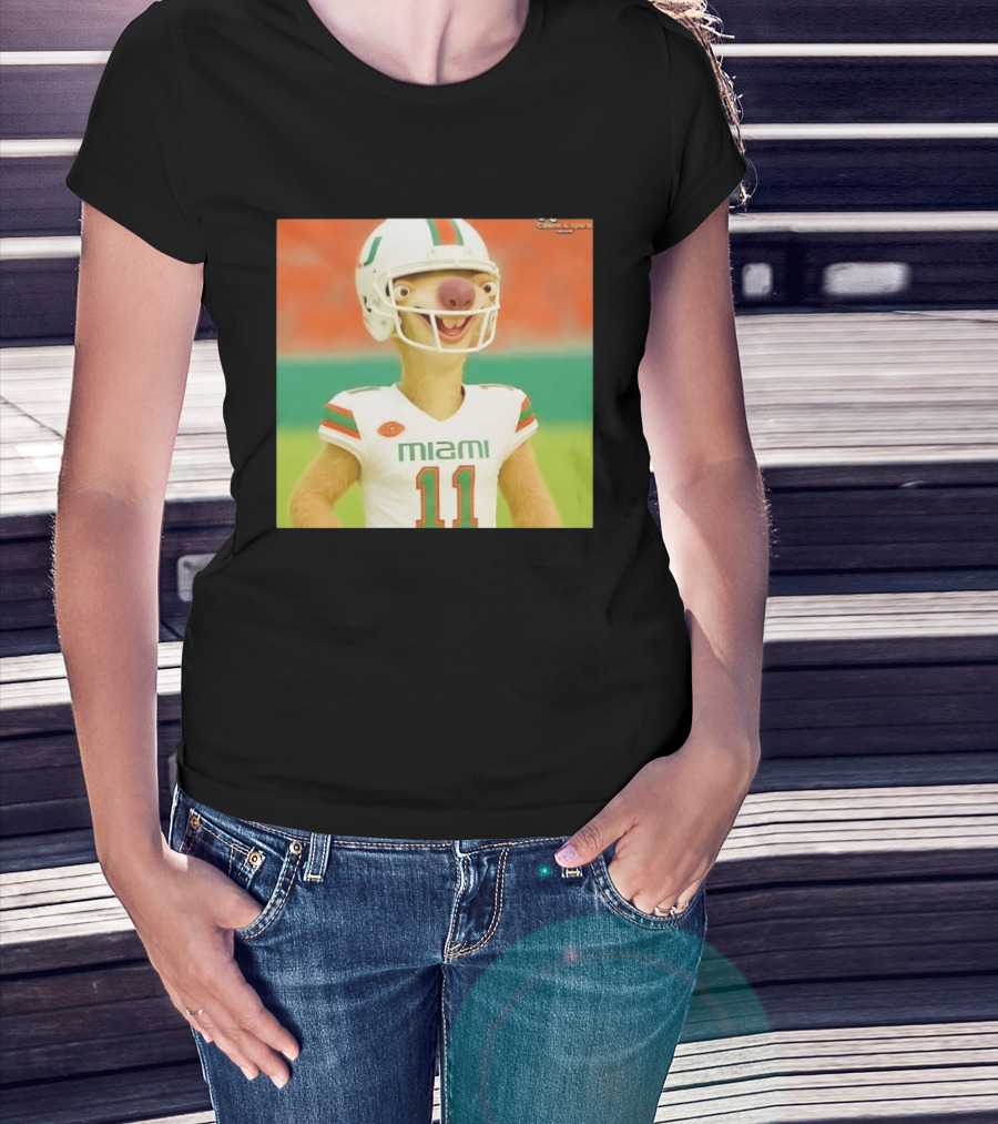 Sid Miami Hurricanes Football Jersey T-Shirt