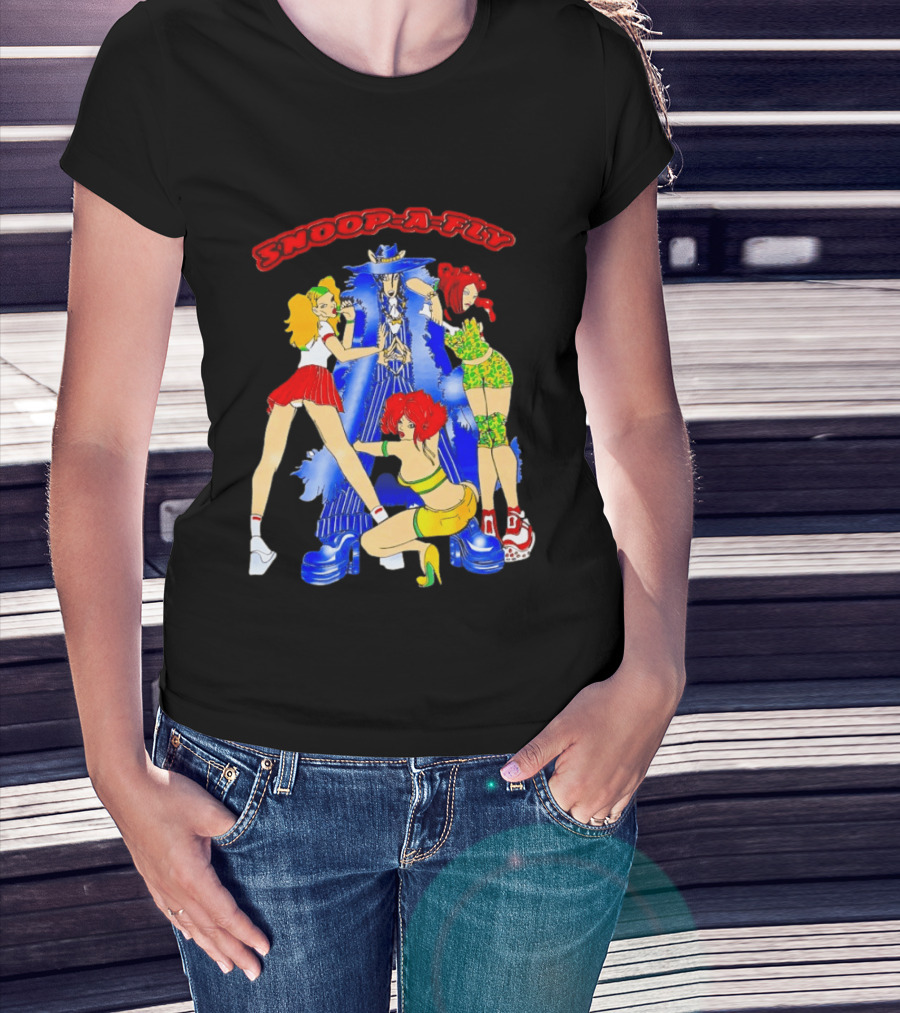 Snoop Doggy Dogg Snoop A Fly Anime Girls Colorful T-Shirt