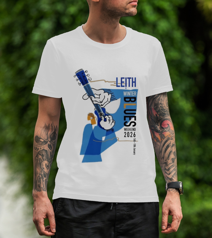 Leith Winter Blues Weekend 2026 Guitar Festival T-Shirt