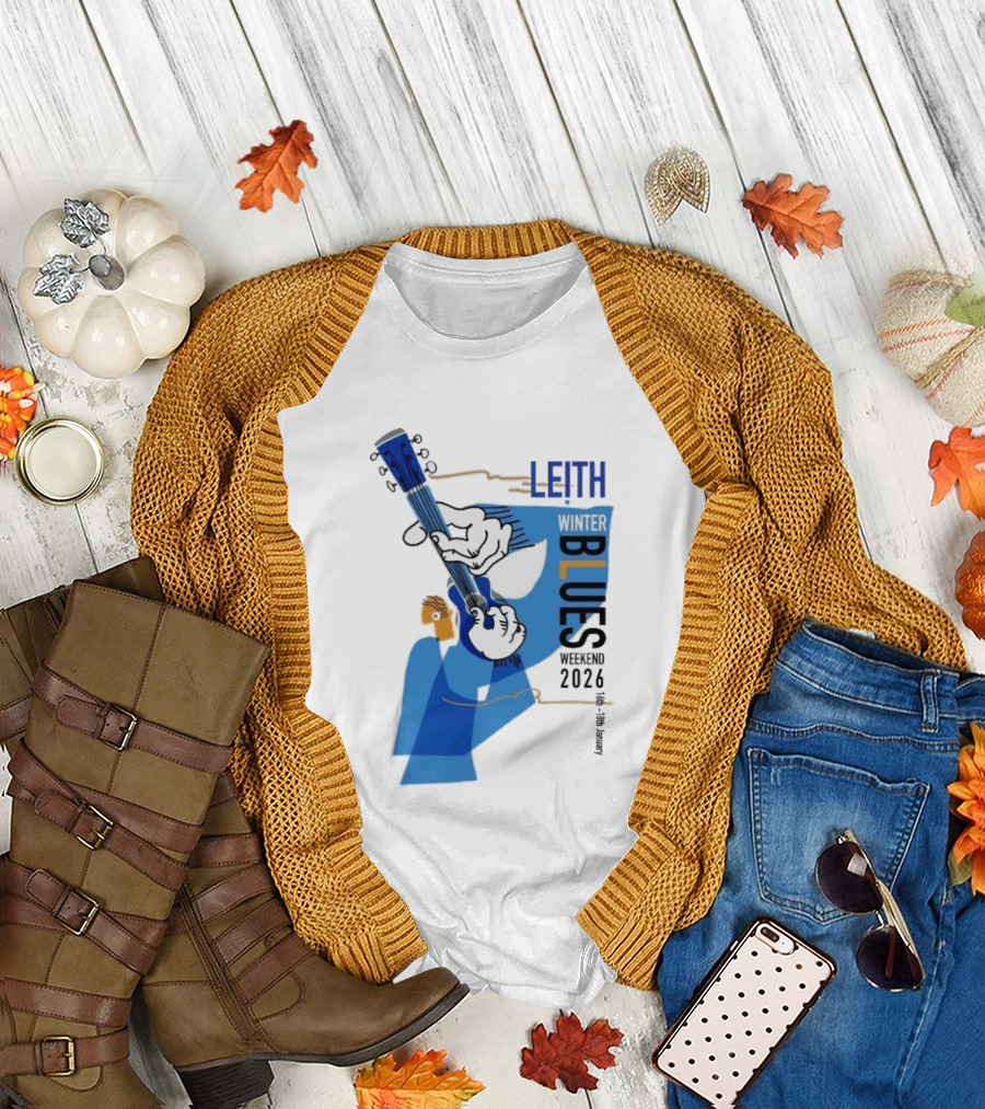 Leith Winter Blues Weekend 2026 Guitar Festival T-Shirt